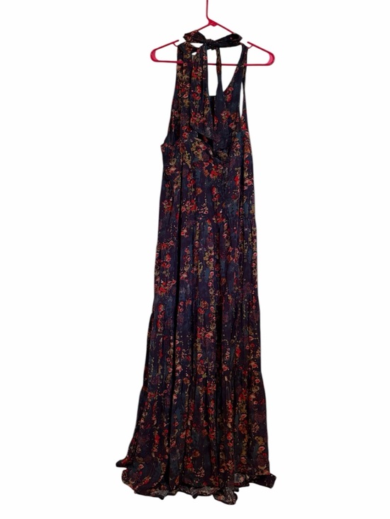 NATURAL LIFE Dresses & Skirts - NATURAL LIFE “Hallie” Printed Halter Maxi Dress—XL
